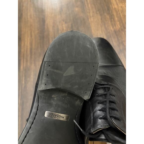 Men\'s MAGNANNI Black Cap Toe Oxford Shoes 10 D Perfect Shape main image 10